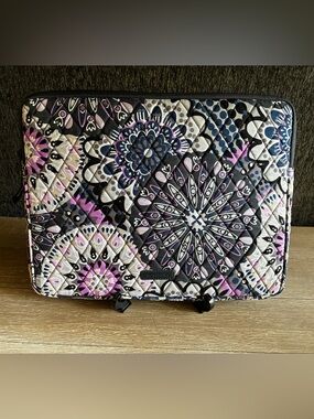 Vera Bradley Retired Quilted Laptop Sleeve in Mimosa Medallion